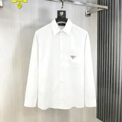 Prada Shirts for Prada long-sleeved shirts for men #B63249