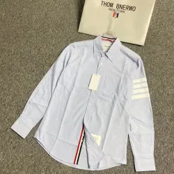 THOM BROWNE Shirts for THOM BROWNE Long-Sleeved Shirt for men #99921136