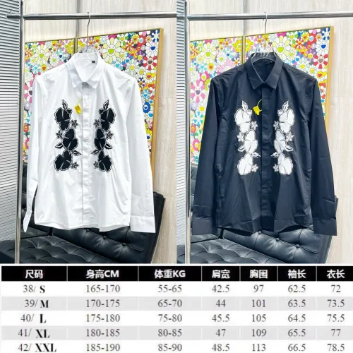 Alexander McQueen Shirts for Alexander McQueen Long-Sleeved Shirts for men #B58440