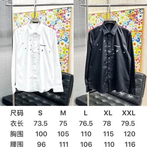 Alexander McQueen Shirts for Alexander McQueen Long-Sleeved Shirts for men #B58441