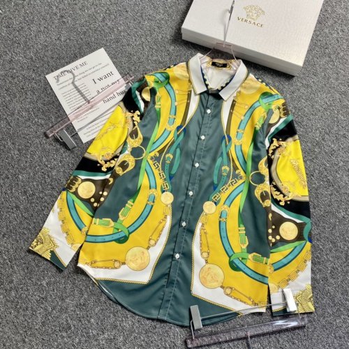 Versace Shirts for Versace Long-Sleeved Shirts for men #99910791