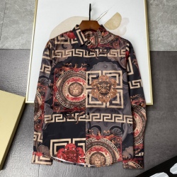 Versace Shirts for Versace Long-Sleeved Shirts for men #99923228