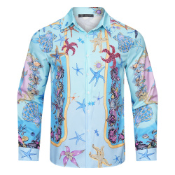Versace Shirts for Versace Long-Sleeved Shirts for men #99923956