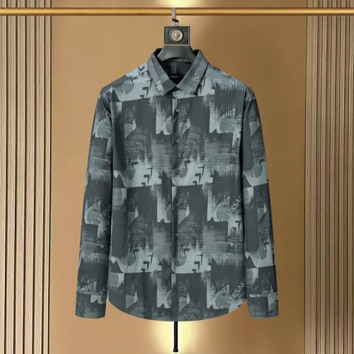 Versace Shirts for Versace Long-Sleeved Shirts for men #B64851