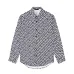 Versace Shirts for Versace Long-Sleeved Shirts for men Versace Greca Silk Twill Blouse #B53838