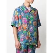 Versace Shirts for Versace Shorts-Sleeveds Shirts For Men #99907413
