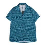 Versace Shirts for Versace Shorts-Sleeveds Shirts For Men #99918523