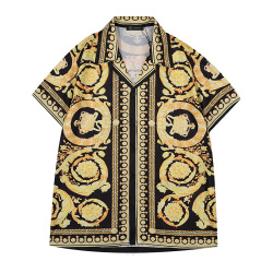 Versace Shirts for Versace Shorts-Sleeveds Shirts For Men #99918526