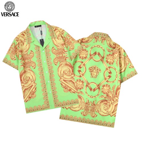 Versace Shirts for Versace Shorts-Sleeveds Shirts For Men #999931902