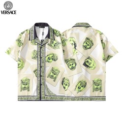 Versace Shirts for Versace Shorts-Sleeveds Shirts For Men #999931907
