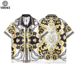 Versace Shirts for Versace Shorts-Sleeveds Shirts For Men #999931909