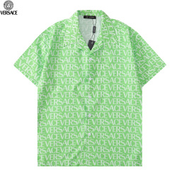 Versace Shirts for Versace Shorts-Sleeveds Shirts For Men #999932236