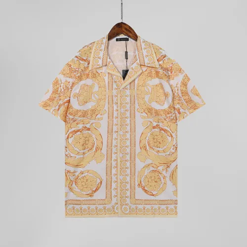 Versace Shirts for Versace Shorts-Sleeveds Shirts For Men #B40946