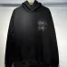 AMIRI Black Hoodie With Intricate Silver Back Graphic And Brand Name #B54243