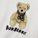 Black/White Sweatshirt With Cute Teddy Bear And Burberry - Inspired Scarf Design #B54343