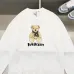Black/White Sweatshirt With Cute Teddy Bear And Burberry - Inspired Scarf Design #B54343