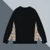 Burberry Inspired Beige/Black Sweatshirt With Signature Check Pattern Panels #B54232