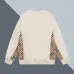Burberry Inspired Beige/Black Sweatshirt With Signature Check Pattern Panels #B54232