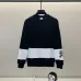 Burberry - Inspired White/Black Sweatshirt With Navy Stripe And Iconic Motif Design #B54344