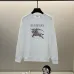 Burberry White/Black Sweatshirt With Classic Equestrian Knight Logo And Brand Name #B54345