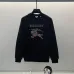 Burberry White/Black Sweatshirt With Classic Equestrian Knight Logo And Brand Name #B54345