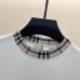 Burberry White/Black Sweatshirt With Signature Check Collar And Brand Logo Detailing #B54346