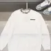 Burberry White/Black Sweatshirt With Signature Check Collar And Brand Logo Detailing #B54346