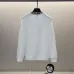 Burberry White/Black Sweatshirt With Signature Check Collar And Brand Logo Detailing #B54346