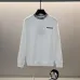 Burberry White/Black Sweatshirt With Signature Check Collar And Brand Logo Detailing #B54346