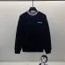 Burberry White/Black Sweatshirt With Signature Check Collar And Brand Logo Detailing #B54346