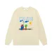 Celine Black Long Sleeve Sweatshirt With Playful House Tree Sun Graphic Design #B54253