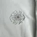 Chrome Hearts White/Black/Blue Hoodie with Bold Black Cross Flower Embroidery Design #B54216