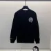 Stylish White/Black Chrome Hearts Sweatshirt With Classic Cross And Text Prints #B54341