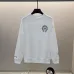 Stylish White/Black Chrome Hearts Sweatshirt With Classic Cross And Text Prints #B54341