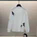 White/Black Chrome Hearts Sweatshirt With Distinctive Cross And Text Embellishments #B54342