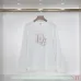 Dior Embroidered Logo Round Neck Sweatshirt Black/White #B53740