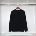 Dior Embroidered Logo Round Neck Sweatshirt Black/White #B53740