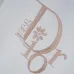 Dior Embroidered Logo Round Neck Sweatshirt Black/White #B53740