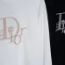 Dior Embroidered Logo Round Neck Sweatshirt Black/White #B53740
