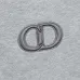 Dior Grey Crew Neck Sweatshirt With Iconic CD Logo For Timeless Luxury Style Grey/Black #B54227
