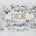 Dior White/Black Sweatshirt With Artistic Landscape Print And Gold Logo For Luxury Casual Wear #B54229