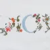 Dior White/Black Sweatshirt With Floral - Embroidered Logo For Elegant Casual Fashion #B54228