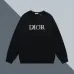 Dior White/Black Sweatshirt With Floral - Embroidered Logo For Elegant Casual Fashion #B54228