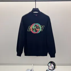  Black Sweatshirt With Vibrant Colorful Interlocking G Logo And Brand Lettering #B54370