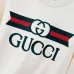 Gucci White Sweatshirt With Iconic Double G Logo And Web Stripe Design #B54371