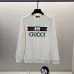 Gucci White Sweatshirt With Iconic Double G Logo And Web Stripe Design #B54371