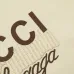 White Gucci x Balenciaga Long Sleeve Shirt Featuring Iconic Brand Logos  #B54250
