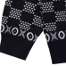 Louis Vuitton Black Knit Sweater With Signature Monogram Patterns And Colorful Trims #B54225