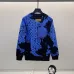Louis Vuitton Inspired Monogram Pattern Patchwork Design White And Navy Sweatshirt #B54368