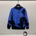 Louis Vuitton Inspired Monogram Pattern Patchwork Design White And Navy Sweatshirt #B54368